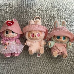 3 authentic labubu set